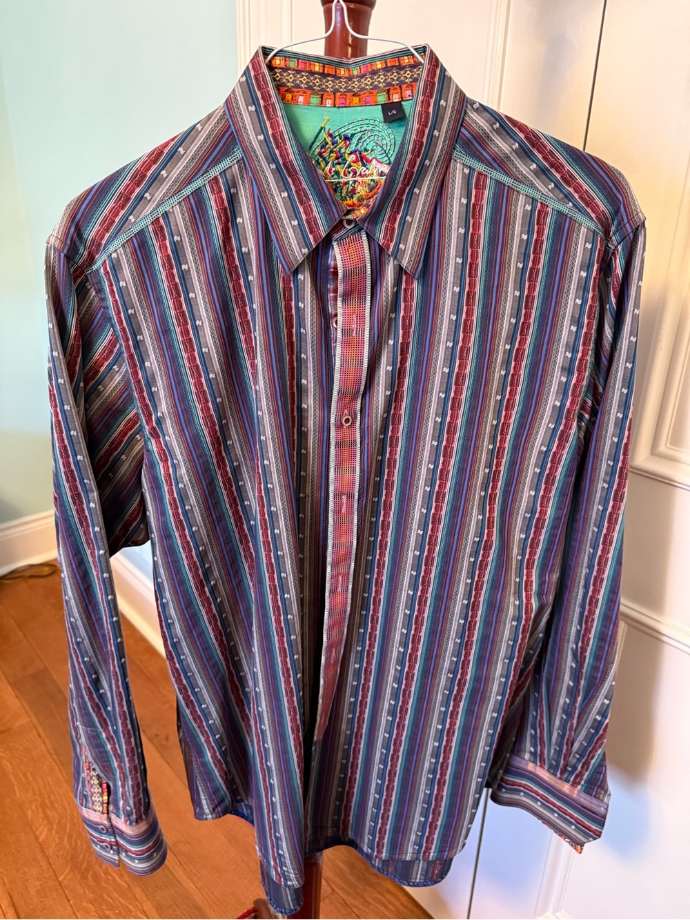 Robert Graham Men's Multicolor Stripe Button-Up Shirt